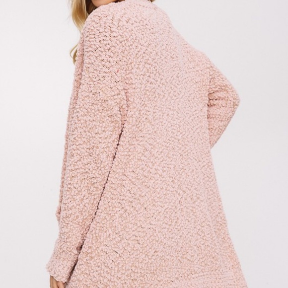 Only One left!! Oversized Blush Cardigan - Picture 3 of 3